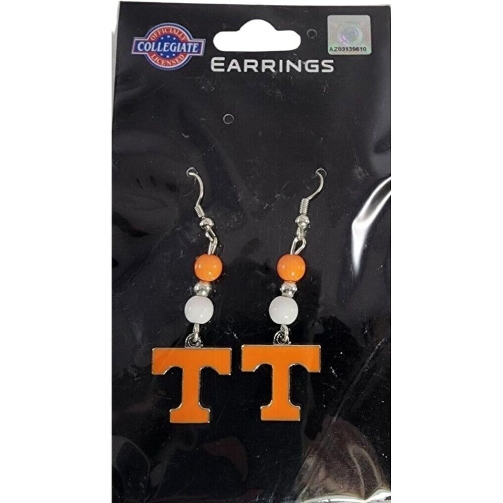 NEW Collegiate Tennessee Volunteers Dangle Drop Earrings SEC Football College
